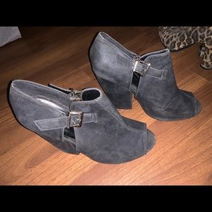 Black ankle boots